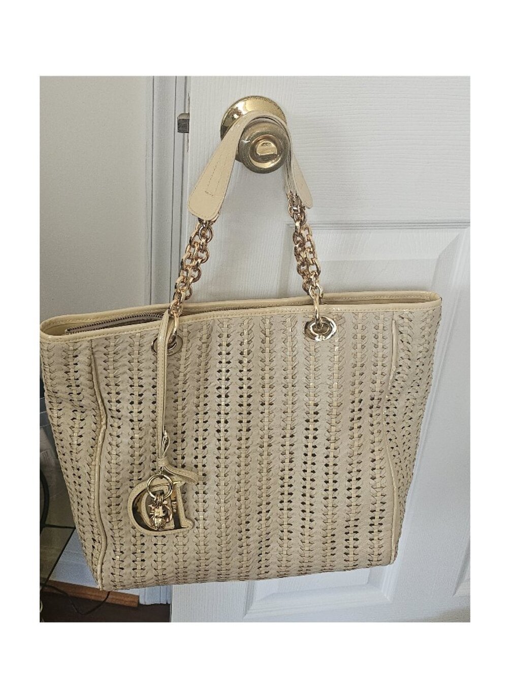 Beautiful woven leather bag